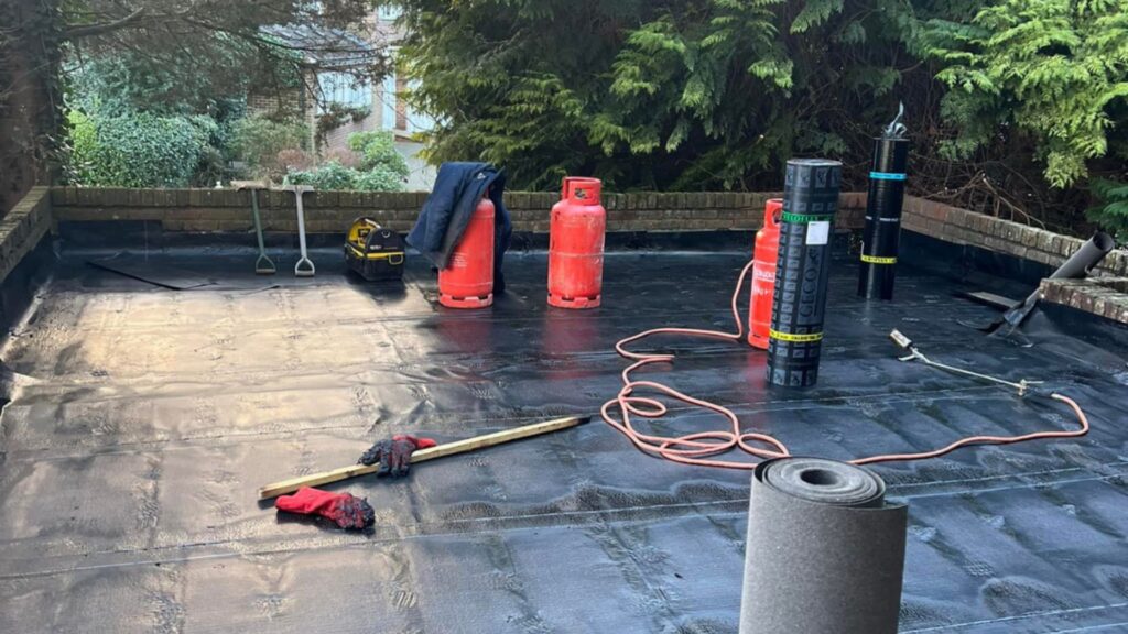 Picture of flat roofing project completed by Billy Currell The Roofing Specialist