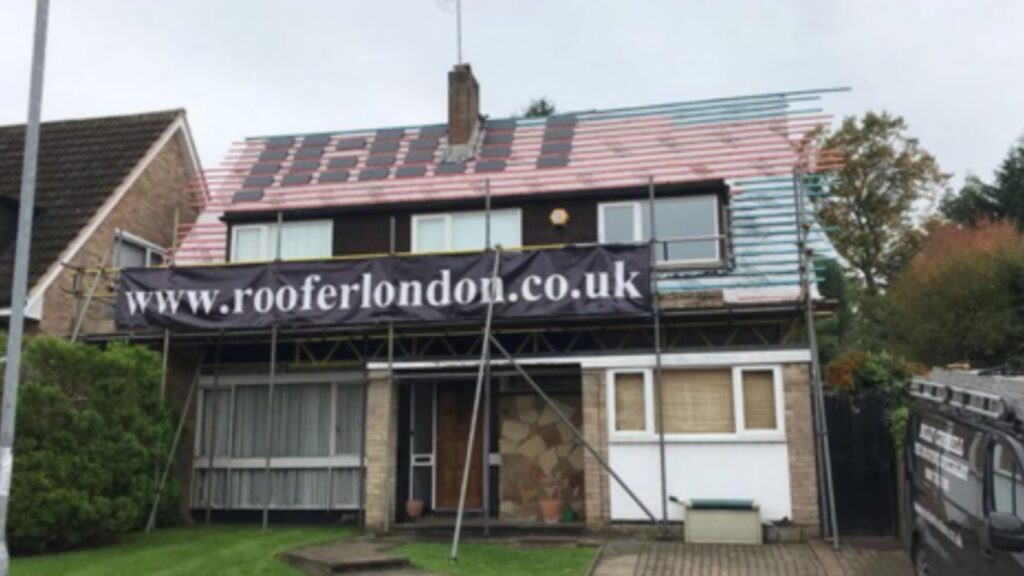 Picture of roof repair project completed by Billy Currell The Roofing Specialist